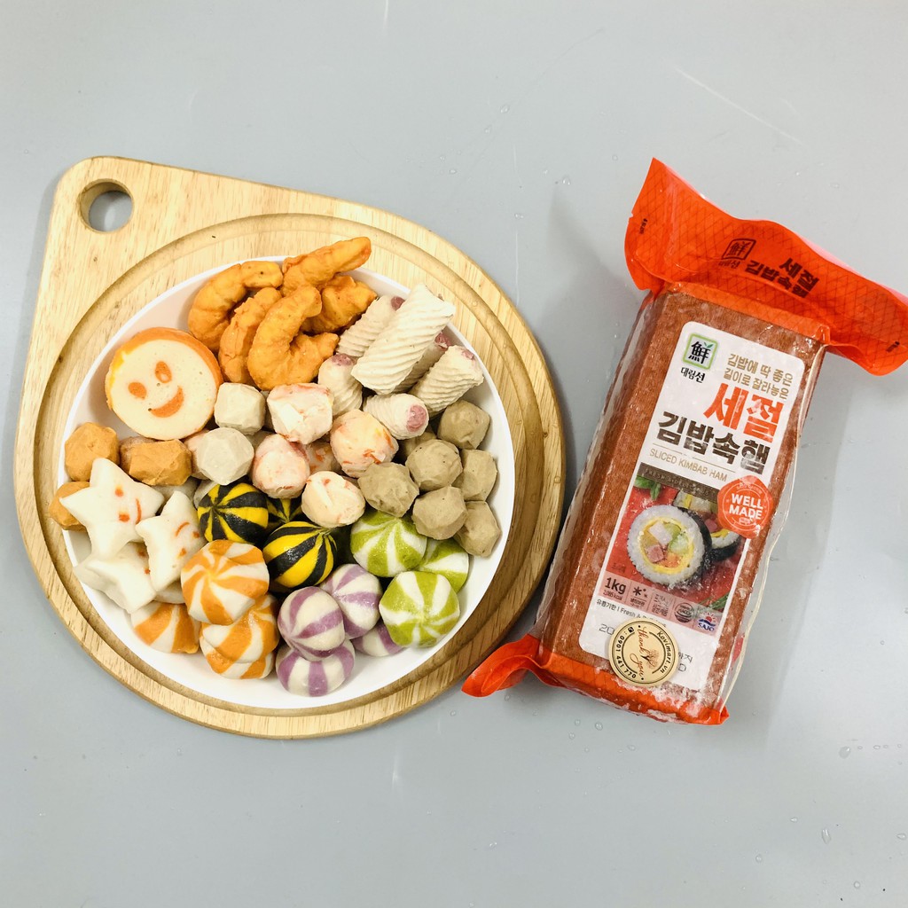 XÚC XÍCH/ HAM LÀM KIMBAP 1KG HÀN QUỐC