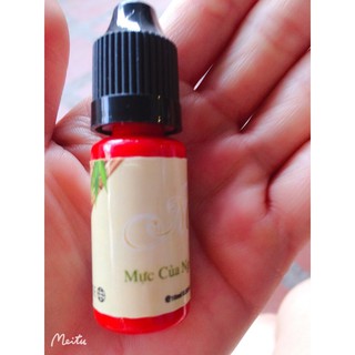 Mực phun môi Màu đỏ cam mực việt 10ml