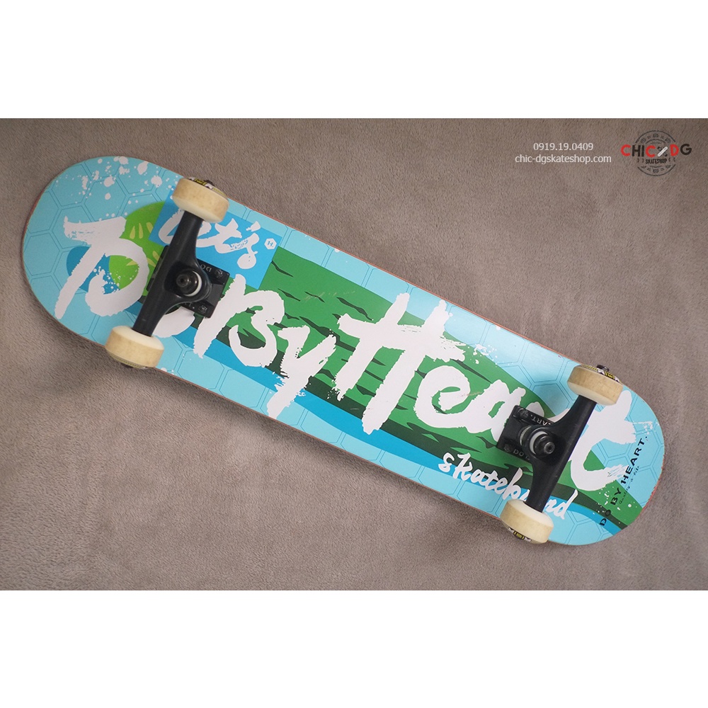 Skateboard DO BY HEART (DBH) ván trượt nhẹ, bền, đanh!! Có bảo hành!! Dành cho cả newbies lẫn chơi chuyên nghiệp