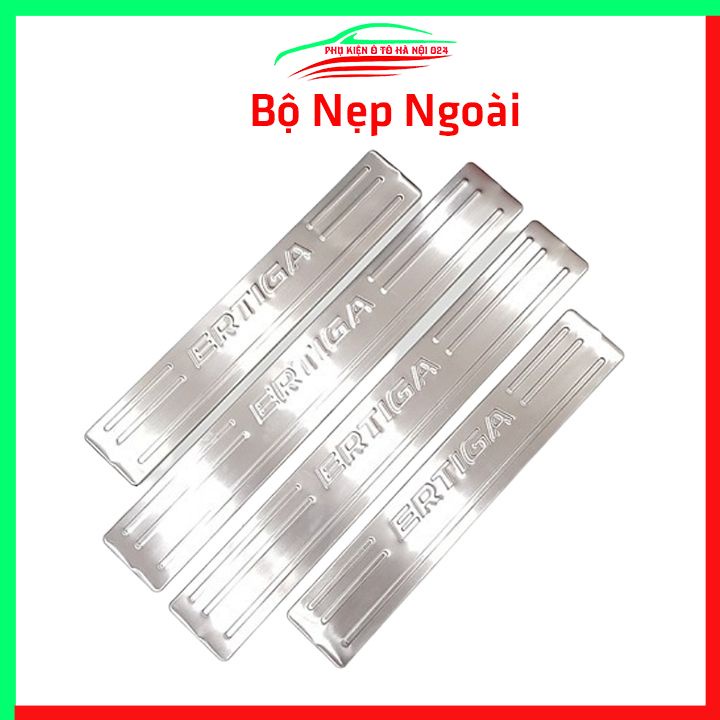 [Ertiga 2019-2020] Bộ Nẹp Bước Chân Trong Ngoài Inox Ô Tô Ertiga 2019 2020