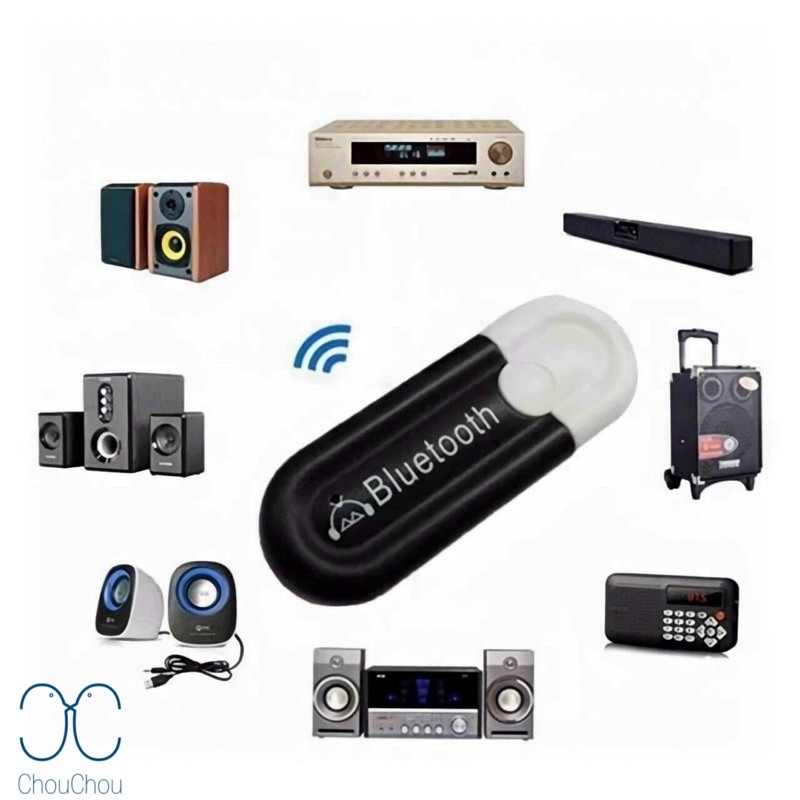 USB Bluetooth 5.0 BT DONGLE HJX-001 BIẾN LOA THƯỜNG THÀNH LOA BLUETOOTH Dùng cho amply karaoke, Mixer, Equalizer
