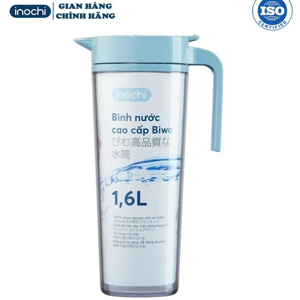 Bình nước Biwa INOCHI An toàn cho sức khoẻ với khả năng kháng khuẩn và thiết kế Sang trọng