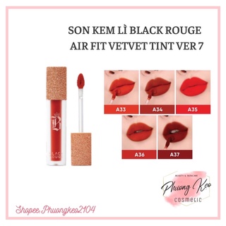 Son Kem Lì Black Rouge Air Fit Vetvet Tint Ver 7 VELVET CROWN