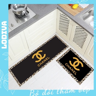 Mua BỘ 2 THẢM BẾP THƯƠNG HIỆU CHỐNG TRƠN TRƯỢT HỌA TIẾT SẮC NÉT - SANG TRỌNG - THỜI THƯỢNG