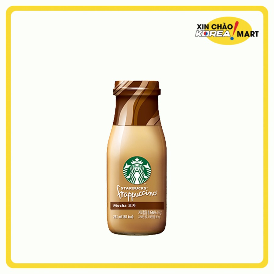 Cà Phê Hàn Quốc Moca Starbucks đóng chai tiện lợi Xin Chào Korea Mart