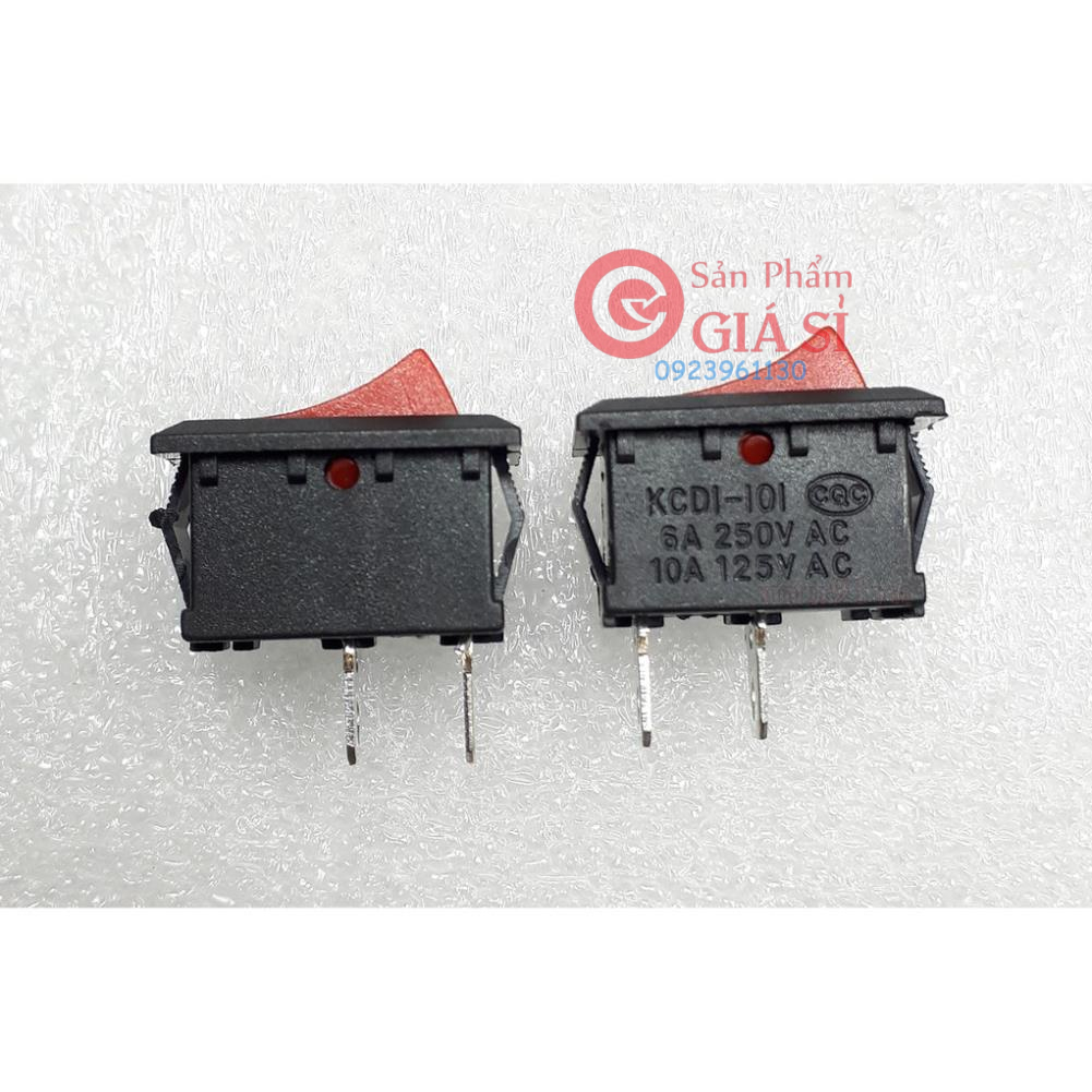 Công Tắt Bập Bênh KCD1-101 2P - 250V 6A ❤️freeship❤️