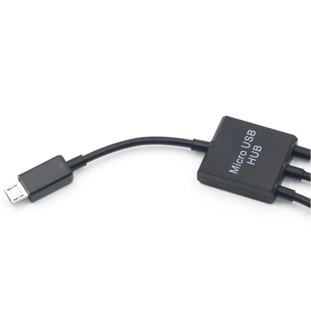 Dây cáp OTG chia cổng Micro USB cho điện thoại Android