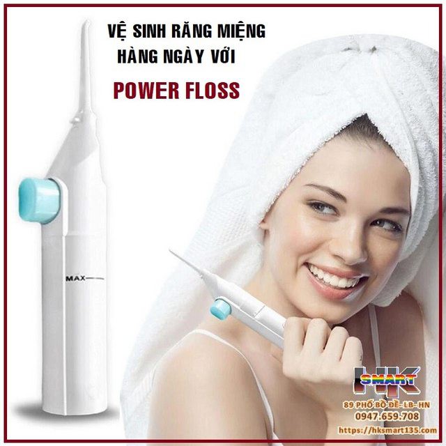 Máy Tăm Nước Vệ Sinh Răng Miệng Power Floss - Tu28