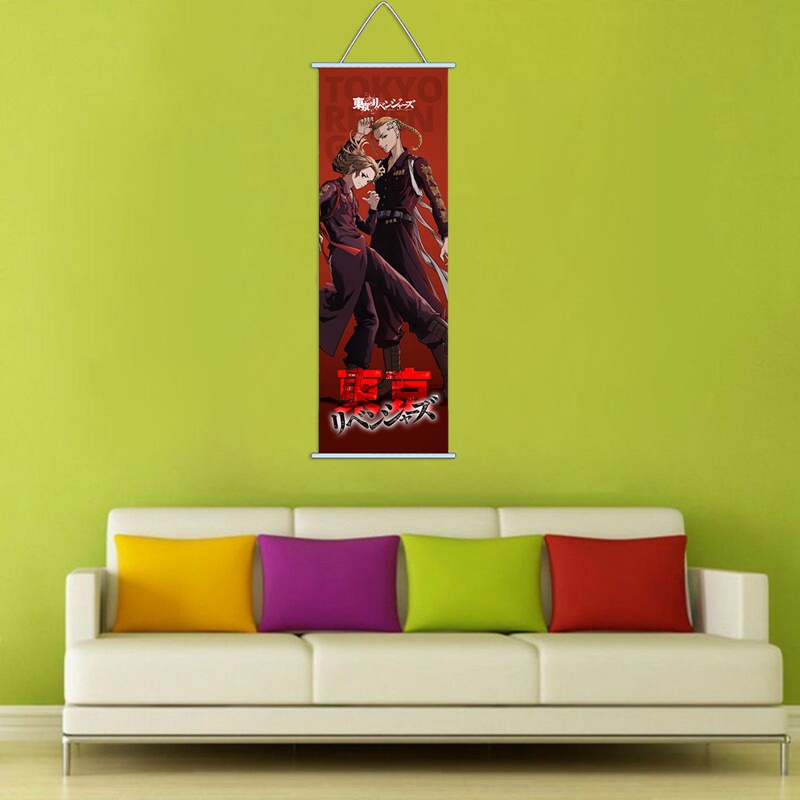 Tmdbyx Tấm Áp Phích Treo Tường In Hình Anime Tokyo Revengers Dễ Thương Phong Cách Cổ Điển Trang Trí Nhà Cửa / Quán Cà Phê