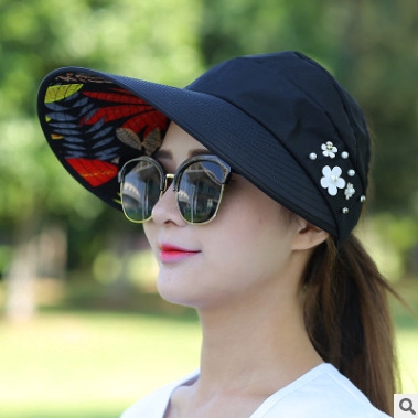 Women's Fashion Pearl Large Brim Hat