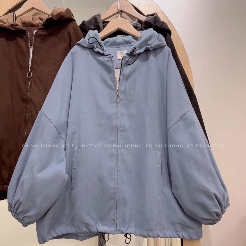 Áo khoác tăm trơn