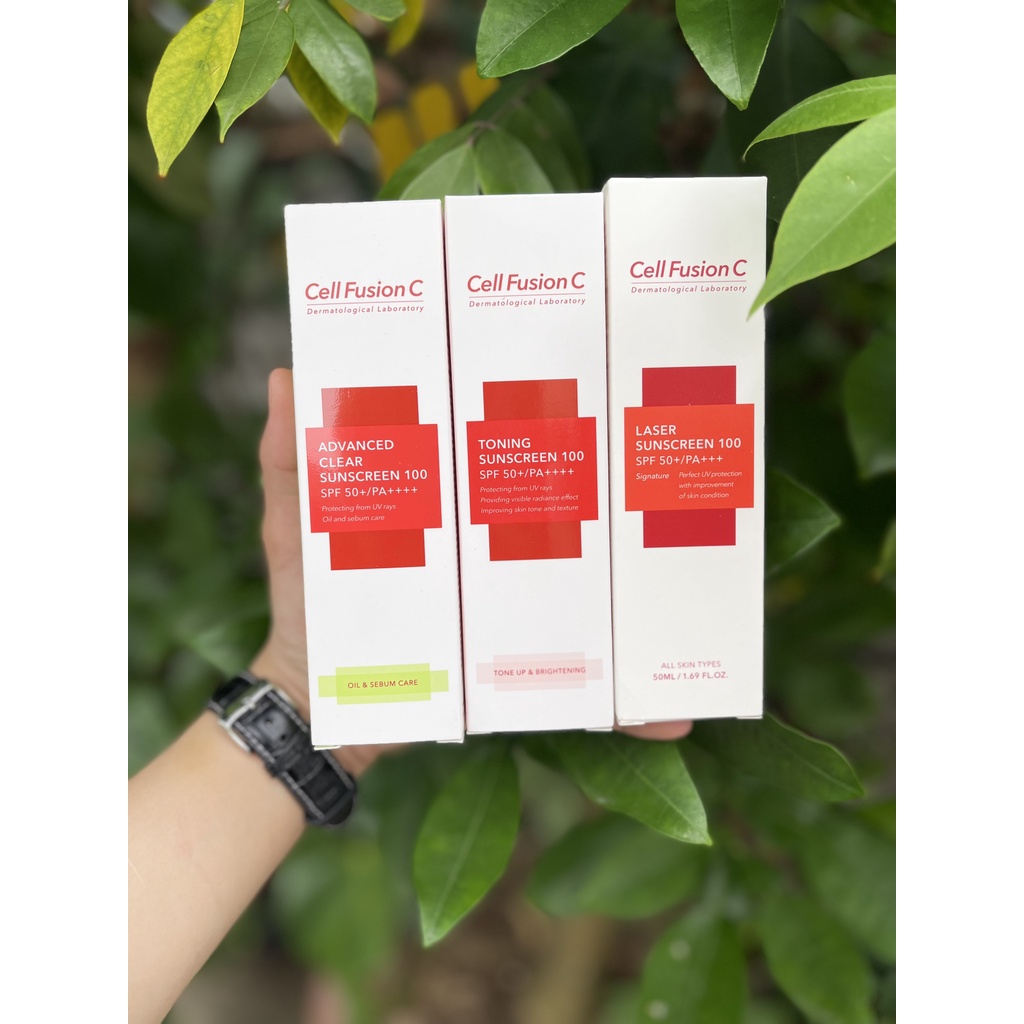 Kem chống nắng cell fusion c 50ml hàn quốc