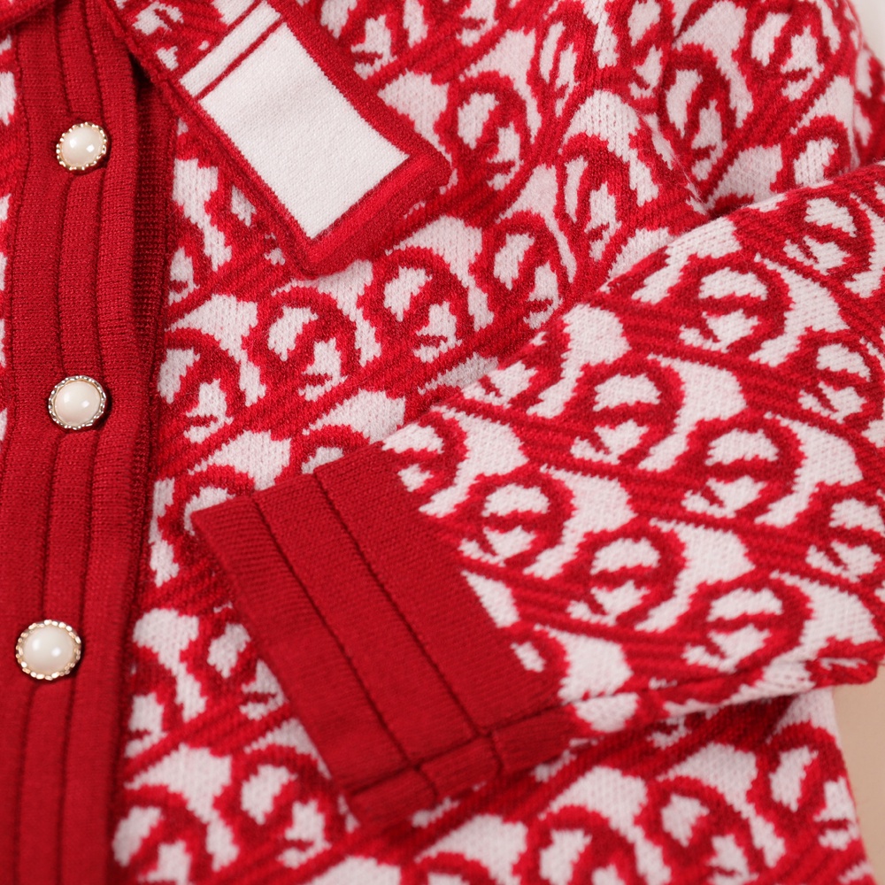 Bộ đồ BEAR LEADER gồm áo sweater + chân váy xinh xắn theo phong cách thu đông Hàn Quốc 2022 cho bé gái 3-7 tuổi