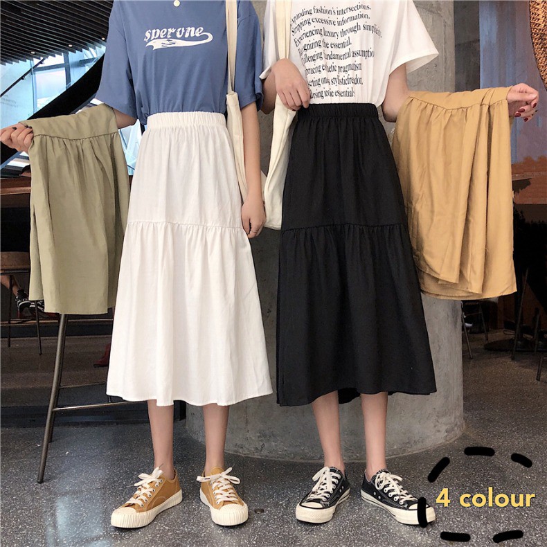 [SẴN] Váy Midi Ulzzang Quảng Châu VVD5
