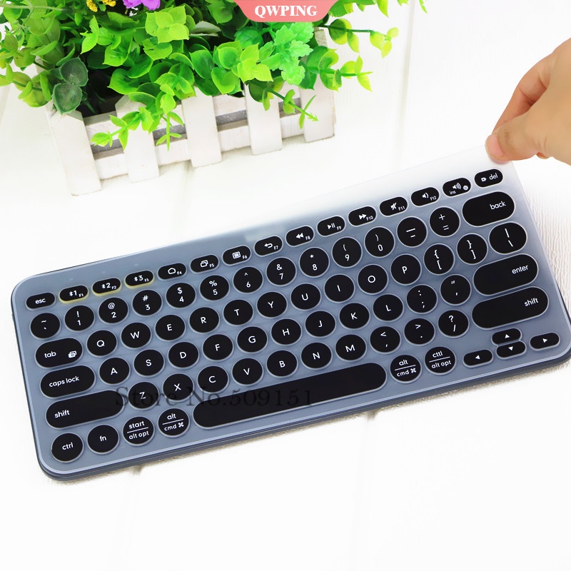 Miếng Dán Bảo Vệ Bàn Phím Bluetooth Logitech K380 K480 Bằng Silicon Chống Thấm Nước Chống Bụi Ốp