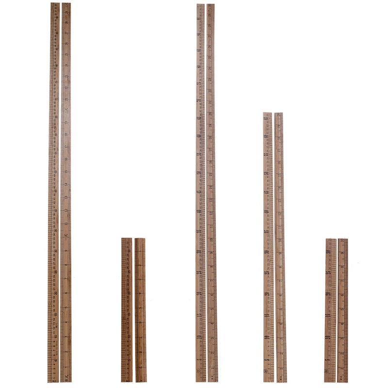 Thước đo may mặc bằng tre 1m 30cm rulmetmetmetmetia rulmetmetmetmetmetia 130cm cho thợ may đồ thủ công bằng gỗ mét phiên bản 30cm.08.04
