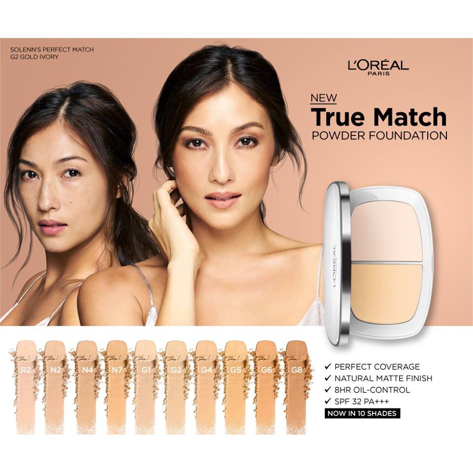 Phấn nền mịn da Loreal True Match 8g N2