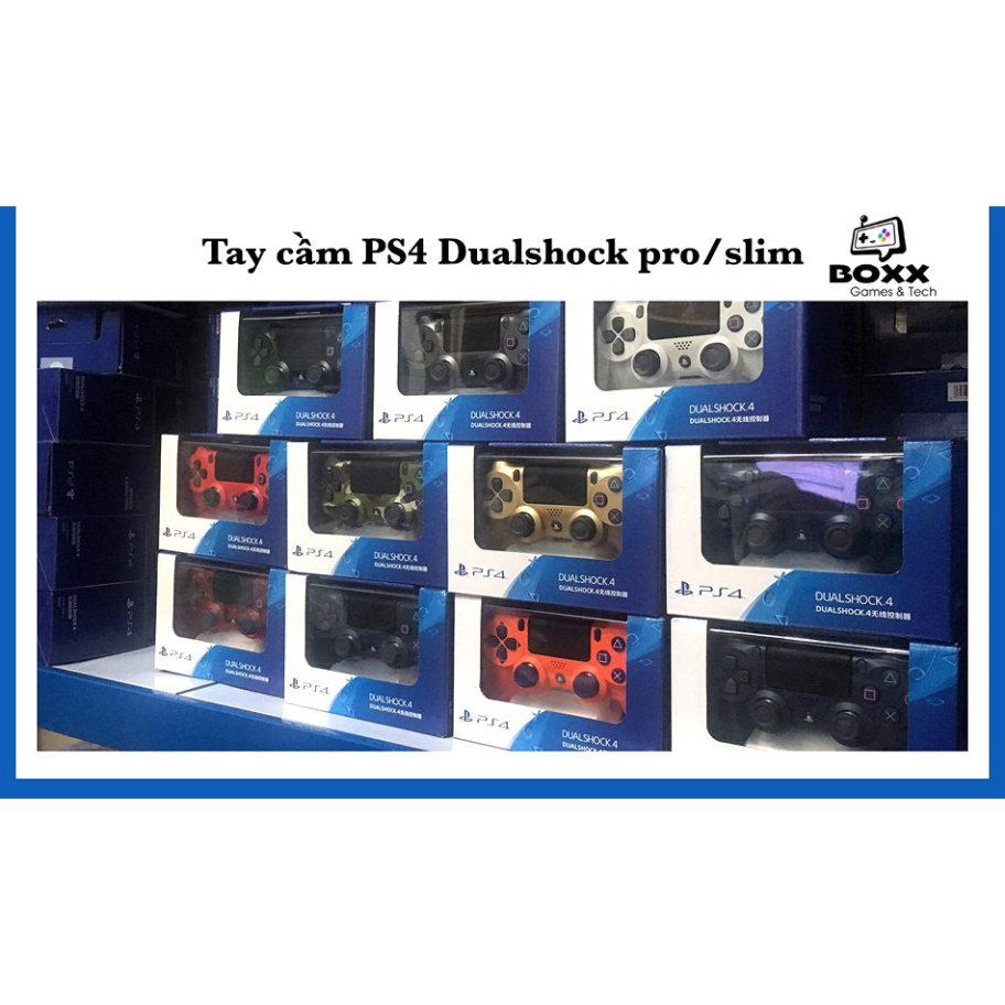 Tay cầm Ps4 slim/Pro chính hãng ZCT2 nhiều màu, tay cầm chơi game ps4 dualshock