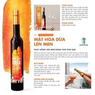Mật hoa dừa lên men Cider 375ml