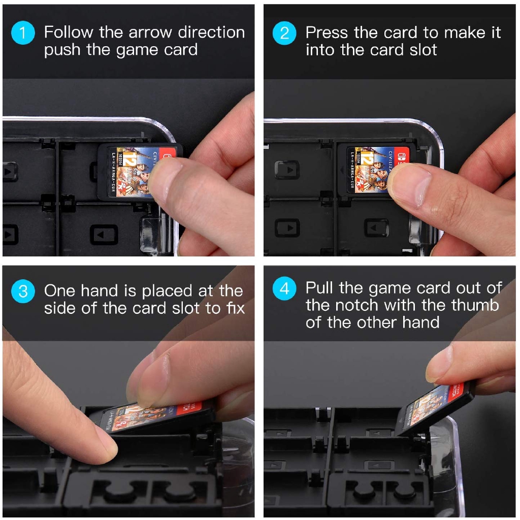 Hộp đựng thẻ game Nintendo Switch/Switch Lite /Switch OLED 12 ngăn tiện lợi | BigBuy360 - bigbuy360.vn