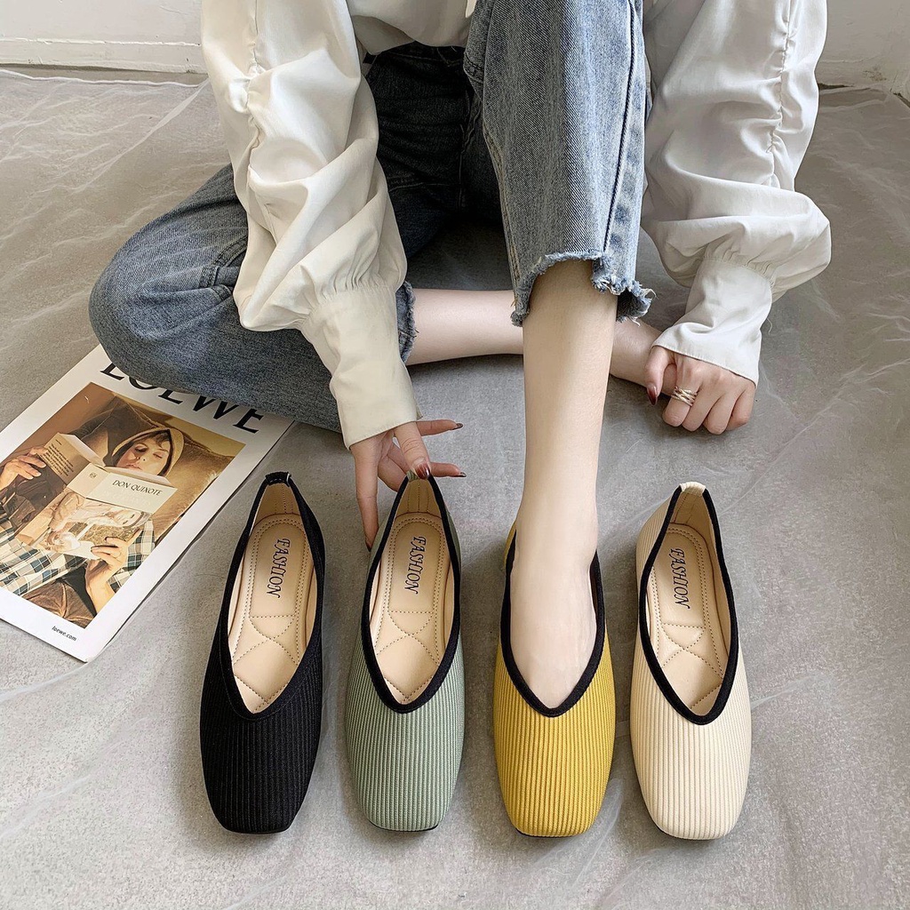 Giày Thể Thao Đế Bằng Plus Size 35-43 Thời Trang Cho Nữ