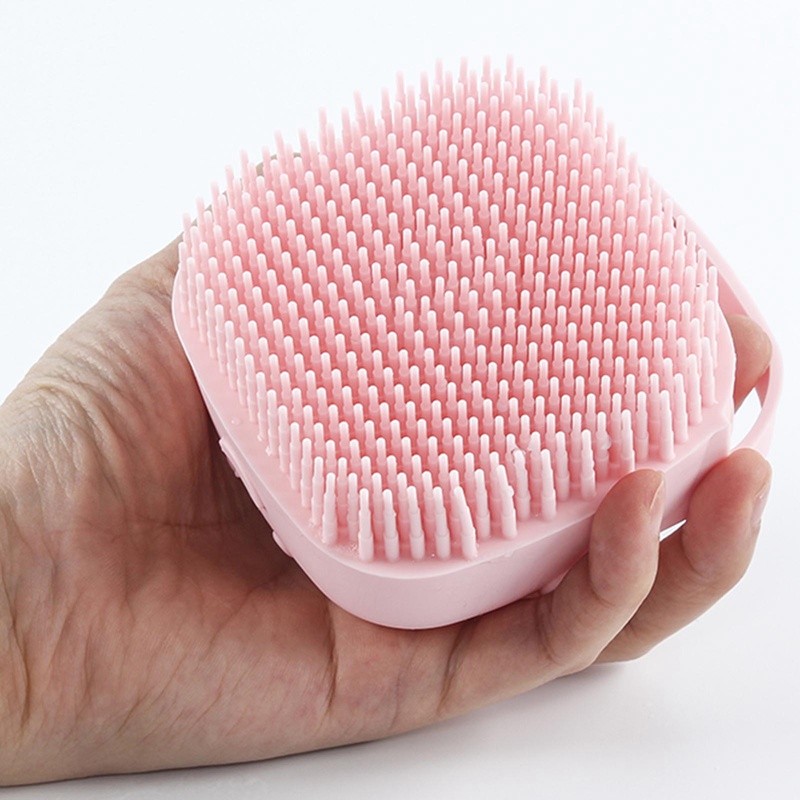 Bàn Chải Tắm Silicon Mềm Mại Có Thể Tái Sử Dụng
