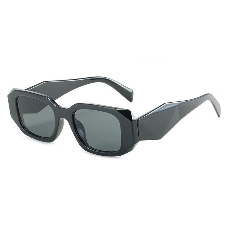 Kính mát SAMJUNE gọng vuông chống tia UV400 phong cách vintage thời trang cho nam và nữ