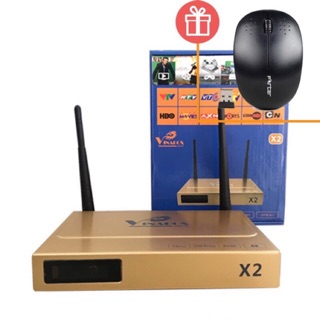 [SALE 10%] Android Tivi Box Vinabox X2 Ram 1GB tặng kèm chuột không dây