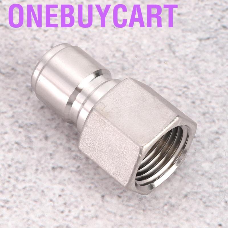 Set 2 đầu nối inox tháo lắp nhanh 1/2inch