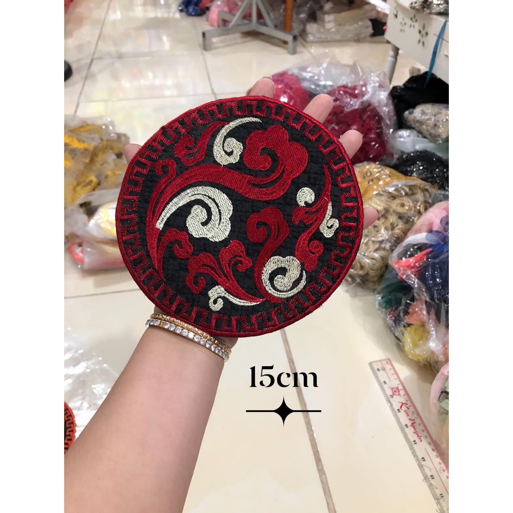 tròn trang trí áo dài 15cm