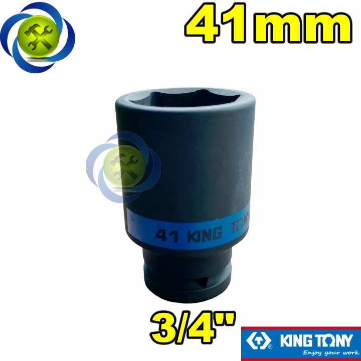 Tuýp 41mm 3/4 Kingtony 643541M 6 cạnh dài màu đen