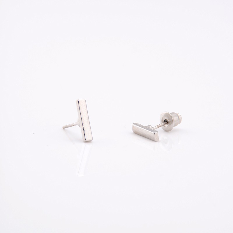 Bông Tai Hình Chữ T Đơn Giản Thời Trang Dành Cho Nữ