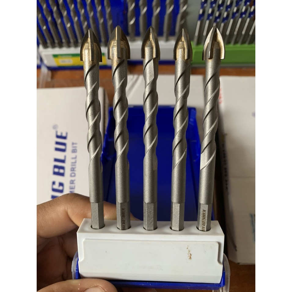 Mũi khoan đa năng , mũi khoan chữ thập King Blue 10ly khoan gạch men khoan bê tông khoan sắt chất lượng cao