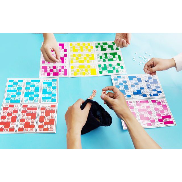BỘ CỜ LÔ TÔ GIẤY GIẢI TRÍ NGÀY TẾT, LÔ TÔ GỖ, LOTTO BINGO