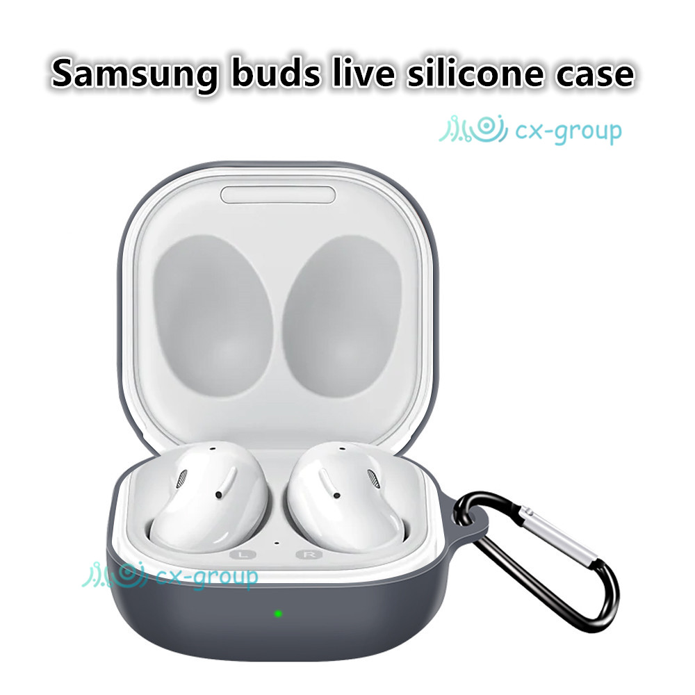 Ốp Bảo Vệ Hộp Sạc Tai Nghe Bằng Silicon Cho Samsung Galaxy Bud Live