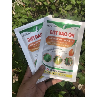 DIỆT ĐẠO ÔN LÚA. GÓI 25GR phòng trị đạo ôn, cháy lá