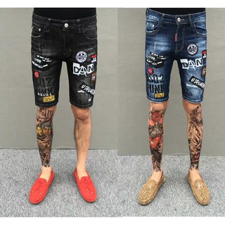 Phong cách Tattoo đẳng cấp _ quần short jean nam đẹp nhất