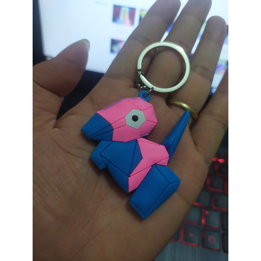 Móc khóa Pokemon bản đẹp 2 mặt dày dặn chất liệu Silicone cao cấp phần 2/2