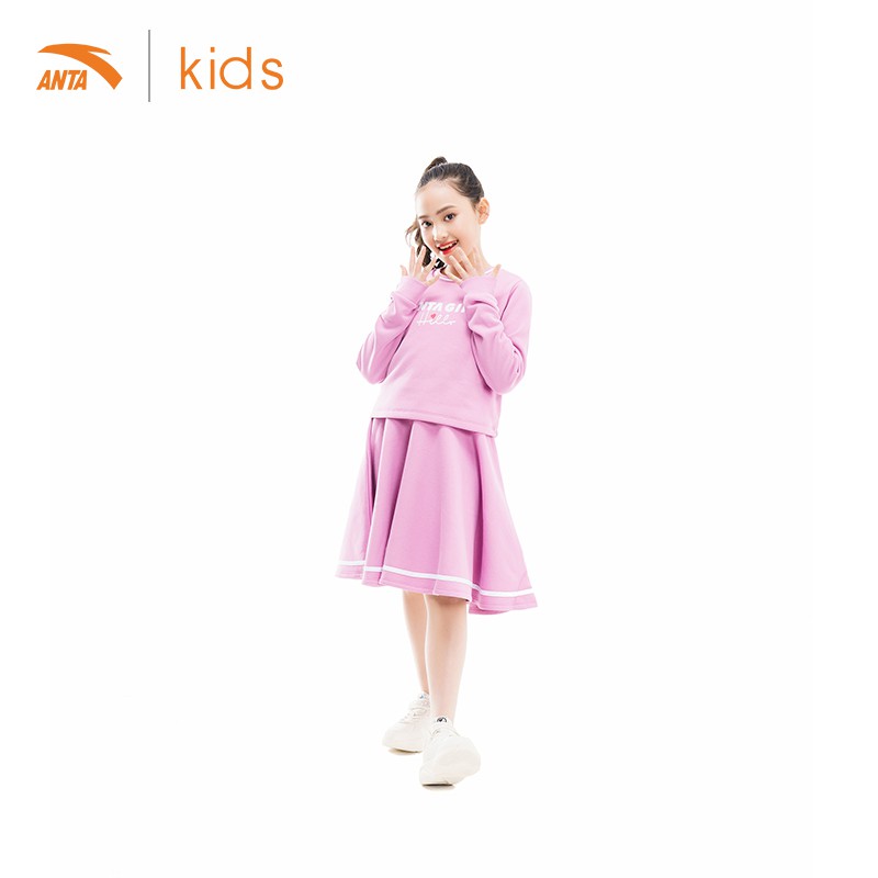Set áo váy bé gái Anta Kids 36947389-1