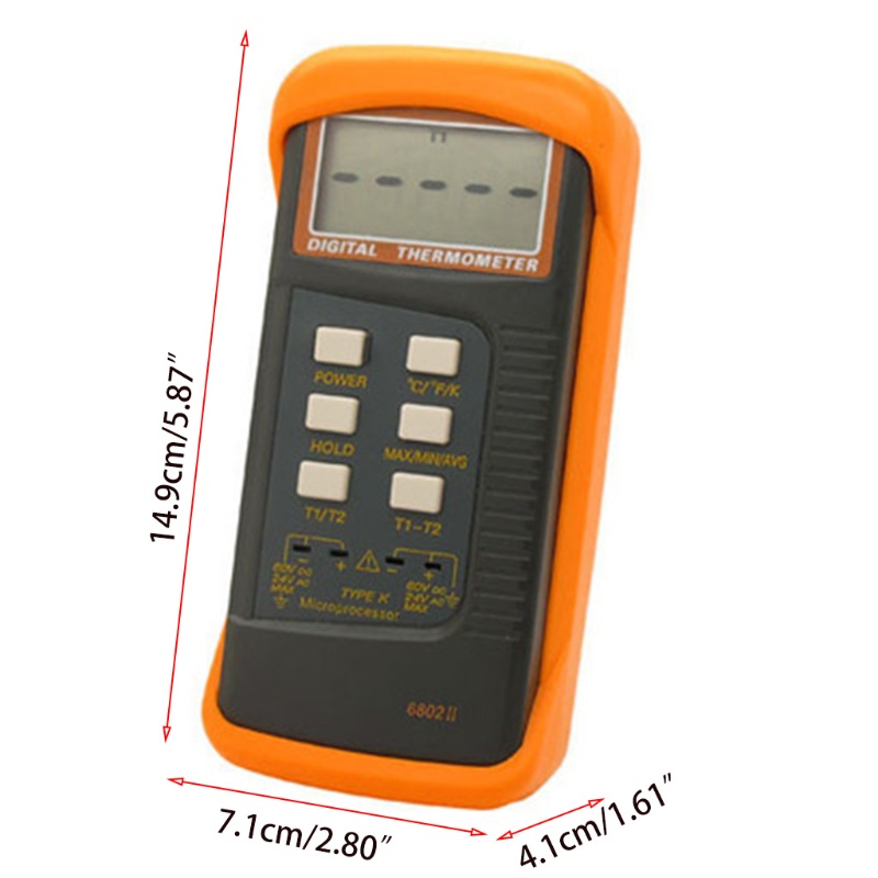Nhiệt Kế Kỹ Thuật Số Hai Kênh Đo Nhiệt Độ