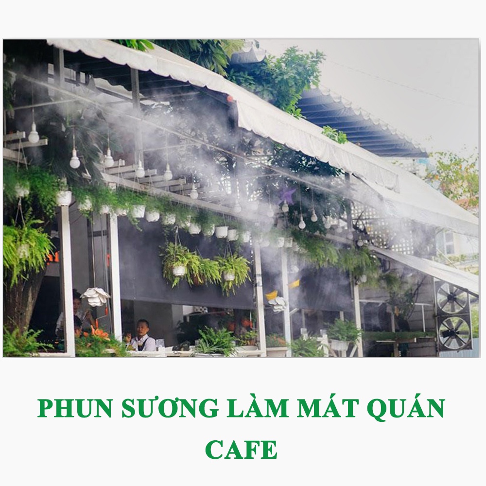 Hệ thống phun sương Sumikita LC635 làm mát tưới cây quán cà phê ô tô béc phun mưa phun sương tạo ẩm
