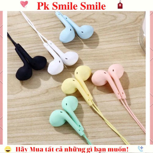 Tai Nghe Nhạc in-ear Macaron U19 Chân 3.5mm cho Android và iOS ⚡️Có mic - FULL MÀU HÀN QUỐC⚡️