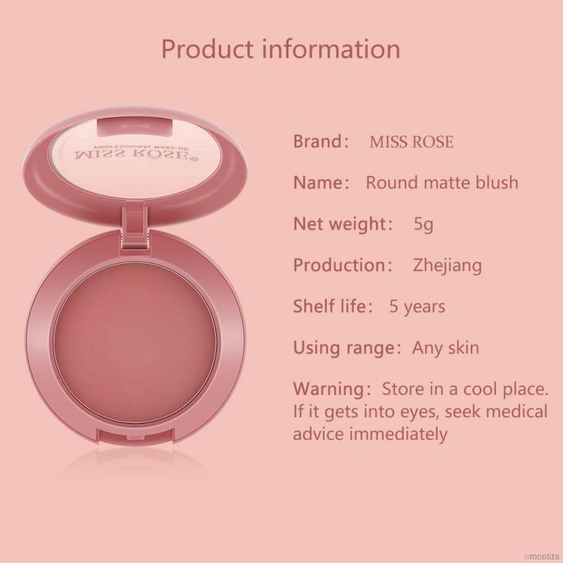 [Hàng mới về] Phấn má hồng Miss Rose 12 màu lựa chọn | BigBuy360 - bigbuy360.vn