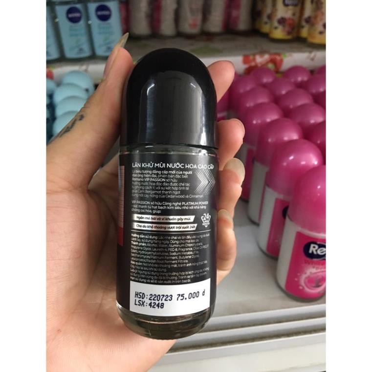 Lăn khử mùi romano vip 50ml ( kẻ đỏ )