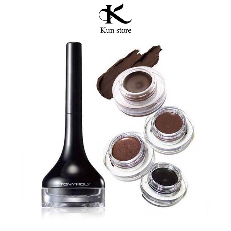 Gel Kẻ Mắt Tonymoly Backstage Gel Eyeliner 4g 💖 𝘍𝘳𝘦𝘦𝘴𝘩𝘪𝘱 💖 Kẻ Mắt Nước Tự Nhiên, Lôi Cuốn - Kun Store