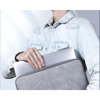 Túi Chống Sốc Macbook/Surface/Laptop, Cặp Da Đựng LapTop Thời Trang Chống Va Đập Kháng Nước 13/14/16, Tặng Túi Nhỏ Rời
