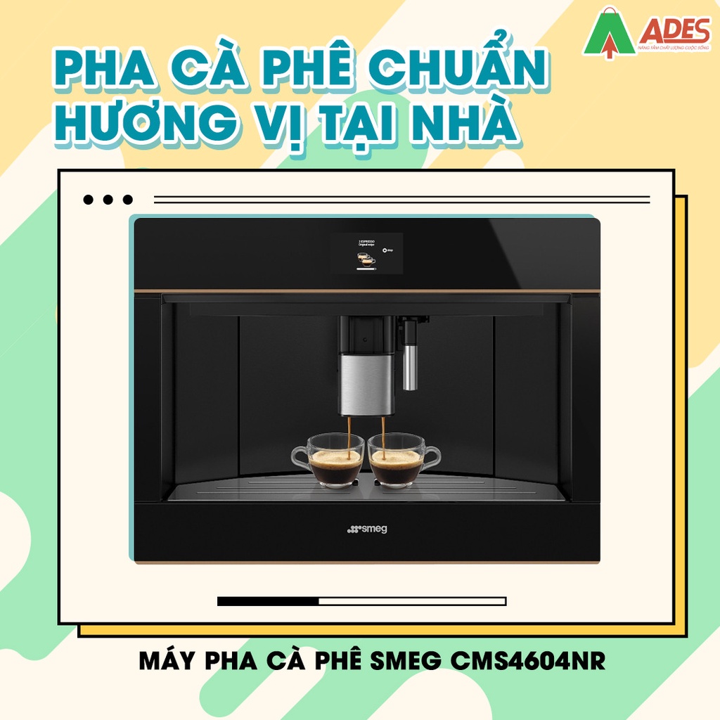 [Mã 154ELSALE2 giảm 7% đơn 300K] Máy Pha Cà Phê Smeg CMS4601NR - Bảo Hành Chính Hãng