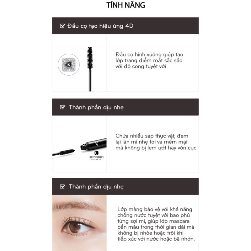 Mascara 4D Missha Dài Và Dày Mi | BigBuy360 - bigbuy360.vn