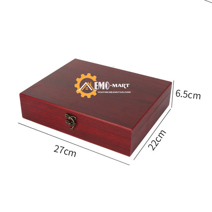 ⚡️𝐅𝐑𝐄𝐄 𝐒𝐇𝐈𝐏⚡️ Bộ Dụng Cụ Mở Rượu Vang 9 Món ⚡️ Hợp kim mới sang trọng, cao cấp - Tặng kèm nhiệt kế