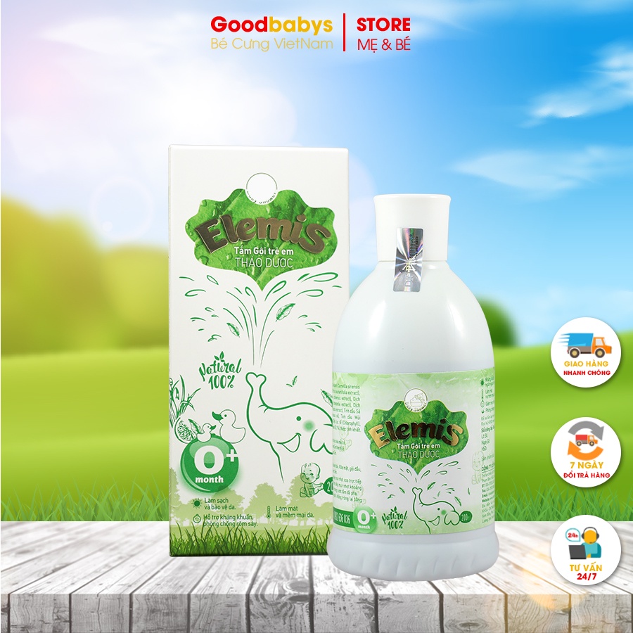 Combo 2 Chai Tắm Gội Thảo Dược Elemis | BigBuy360 - bigbuy360.vn